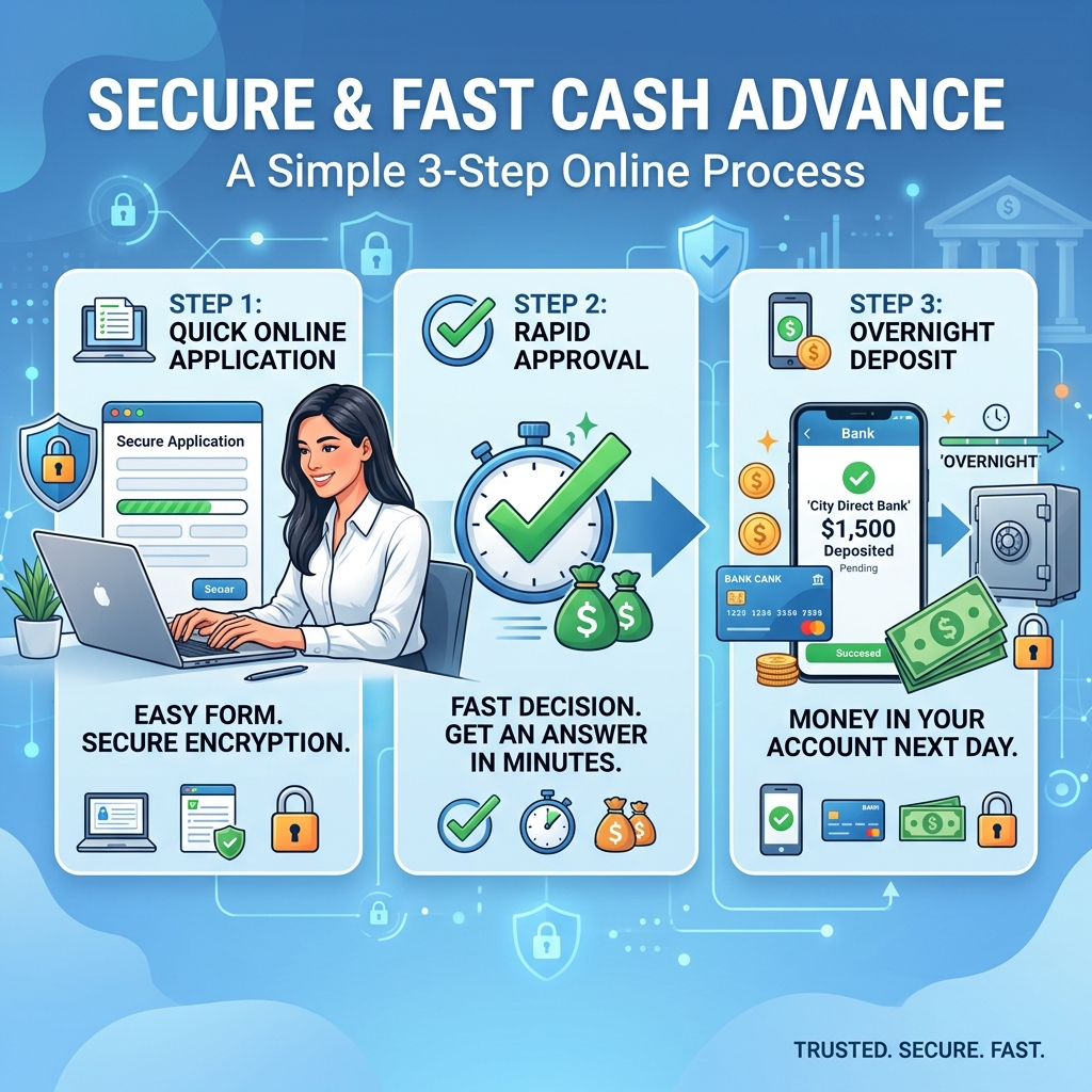 Immediate cash transfer and direct electronic bank deposit